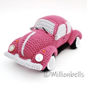 Amigurumi Beetle Bug Classic Retro Vintage Car Toy CROCHET PATTERN PDF image 7