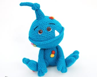 Spots The Monster Amigurumi Crochet Pattern PDF DIY Animal Alien Soft Toy Baby Gift