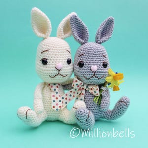 Amigurumi Frühling Häschen Häkelanleitung PDF Tier Hase Stofftier Ostern