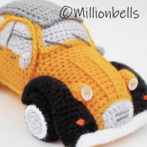 Amigurumi 2CV Inspired French Classic Car Crochet PATTERN PDF Dodoche image 3