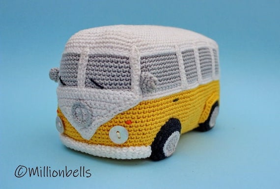 Uitgelezene Haakpatroon Amigurumi Bus Camper Busje Retro Klassiek Bus Auto | Etsy RD-58