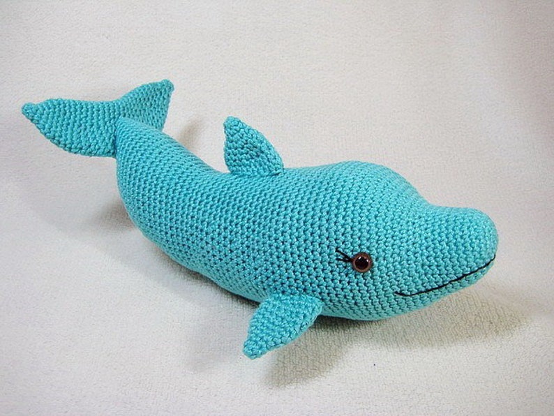 Dolphin Amigurumi Crochet PATTERN PDF Sea Animal Baby Gift Toy Etsy