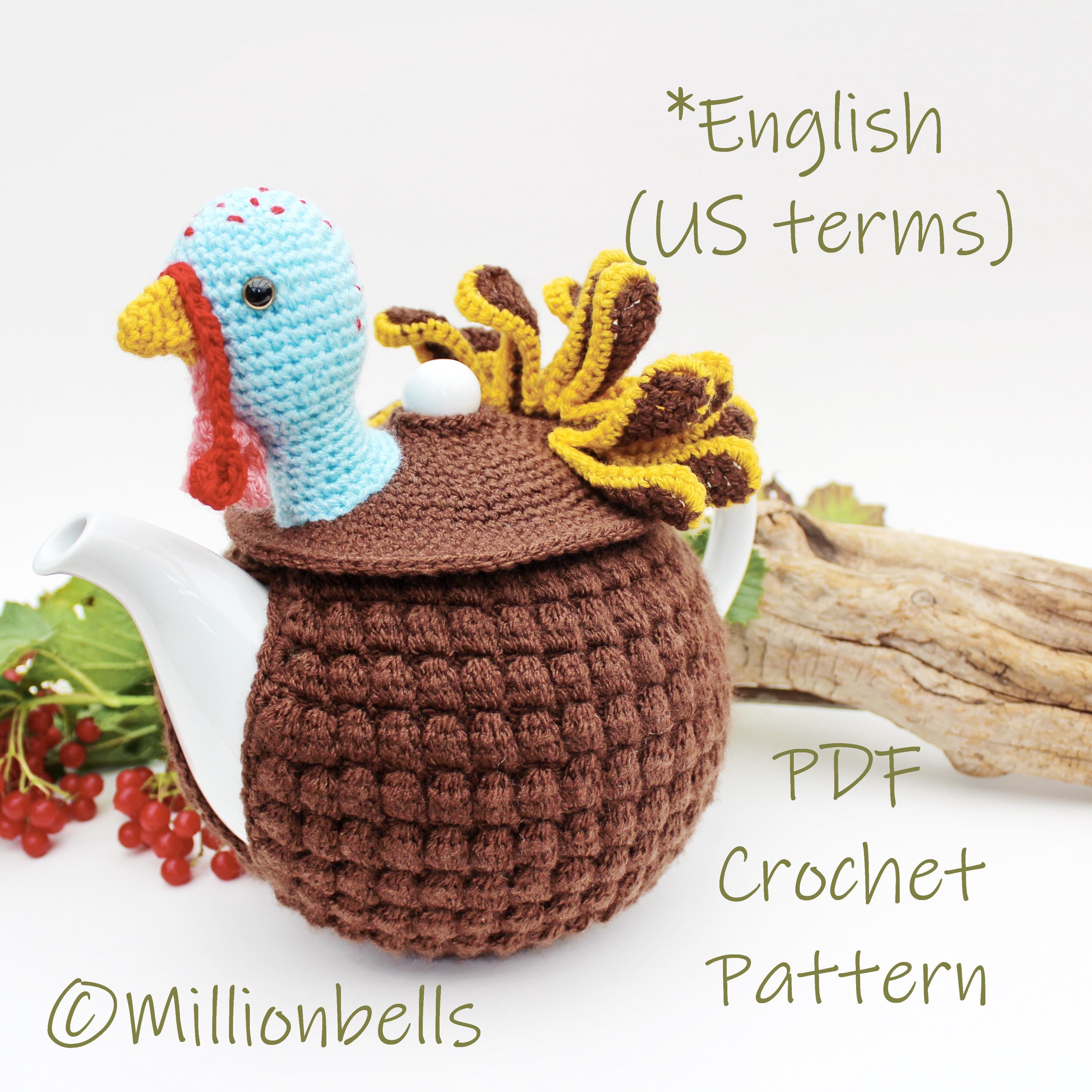 39 Turkey Crochet Patterns for Festive Thanksgiving Decorations 30 Tea Cosy Turkey Thanksgiving Kitchen Decor Fall Autumn