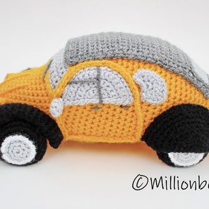 Amigurumi 2CV Inspired French Classic Car Crochet PATTERN PDF Dodoche image 9