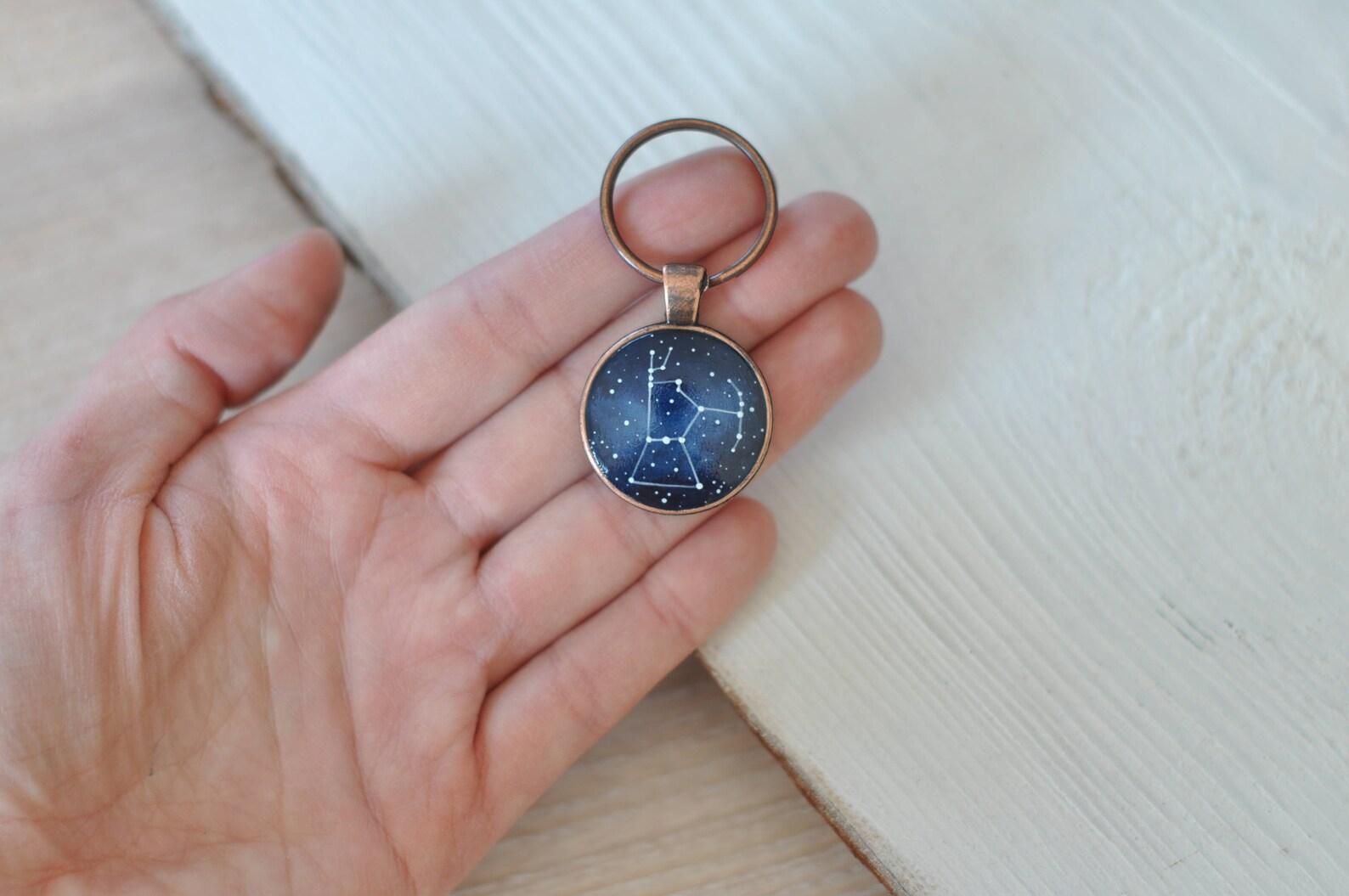 Orion Keychain Galaxy Cosmic Orion's Belt Constellation Etsy