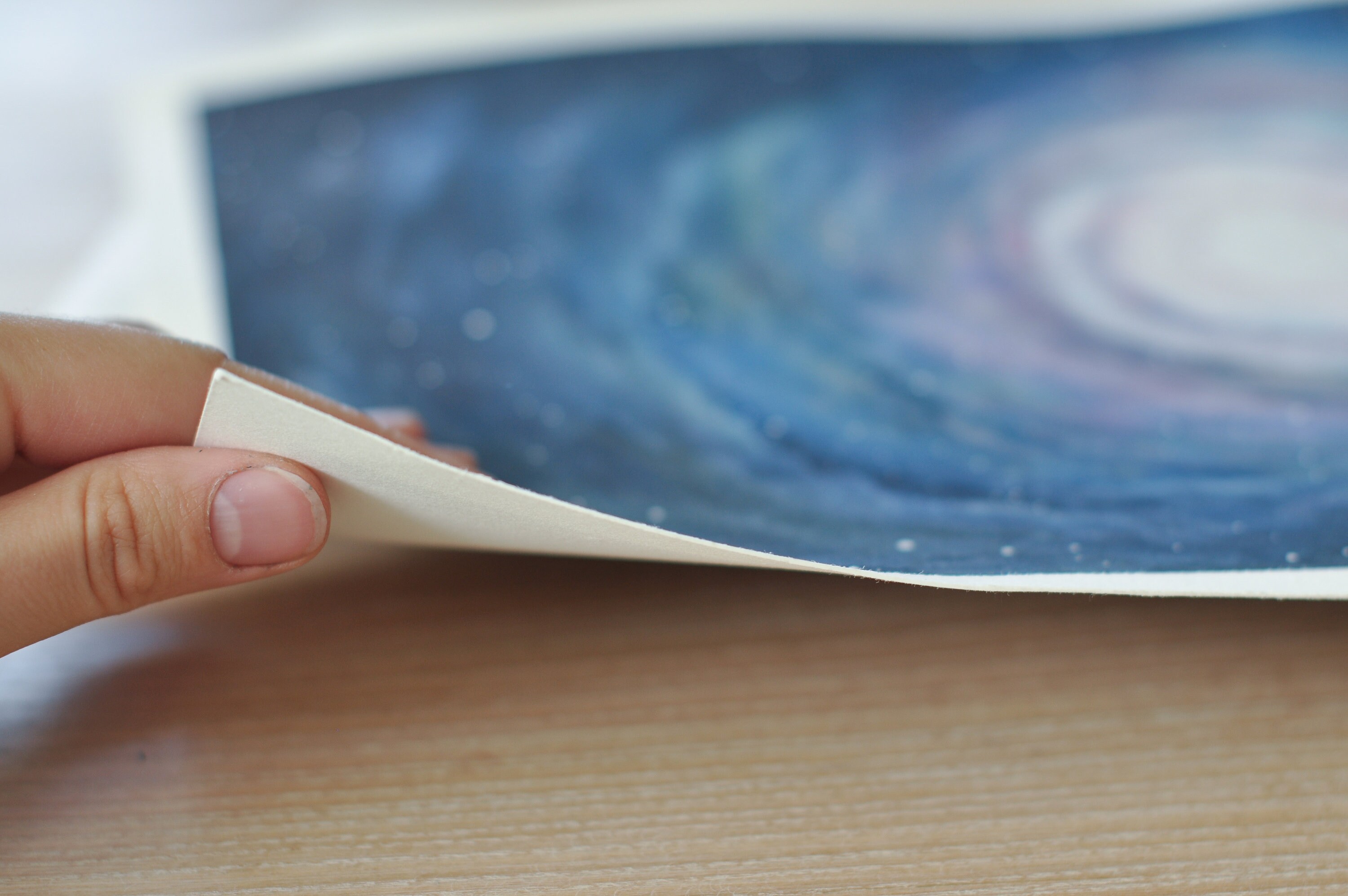 Weltraumbild Galaxie Zeichnung Universum Bild Aquarell | Etsy