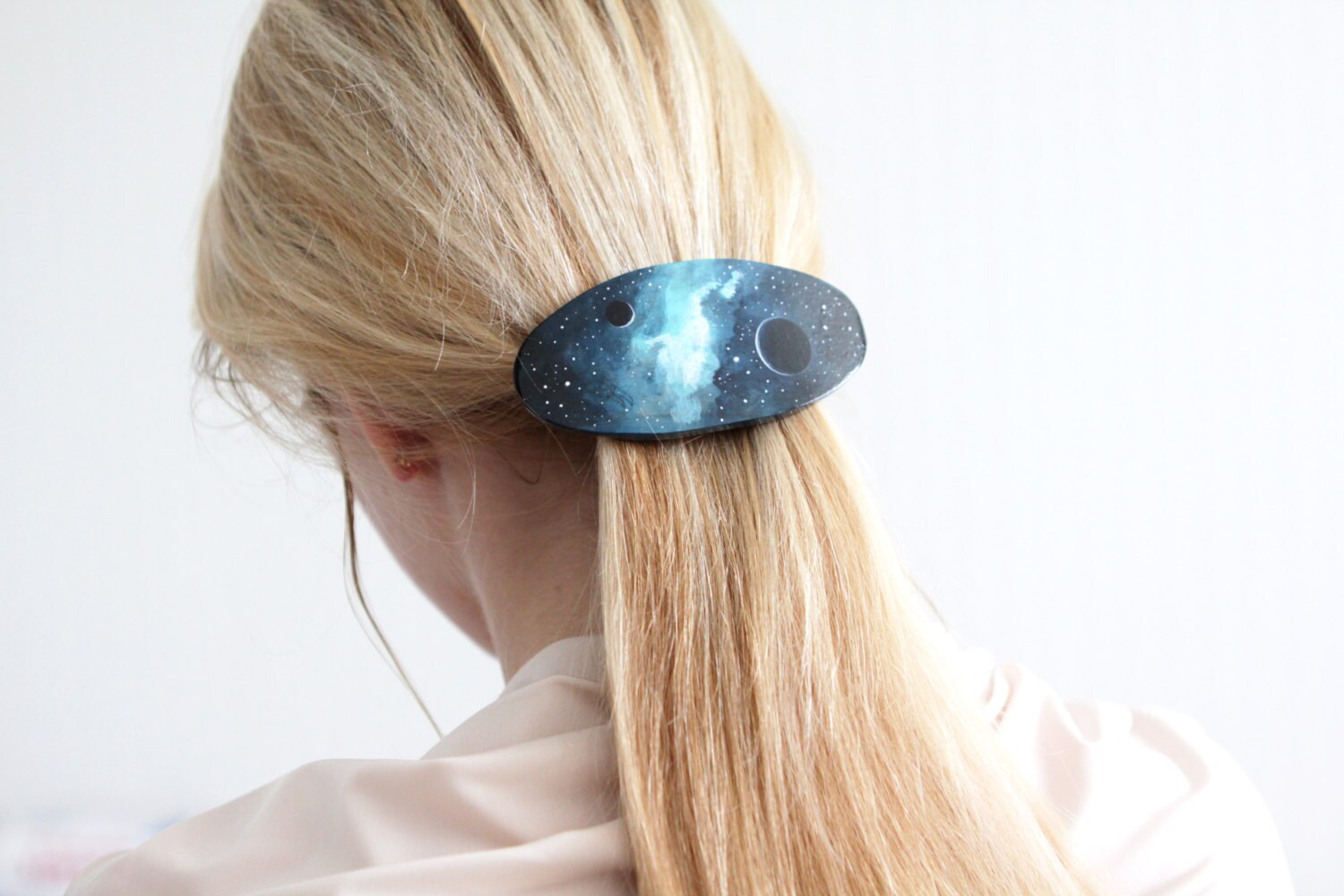 French Barrette Handmade Hair Clasp Hair Accessories Painted Etsy