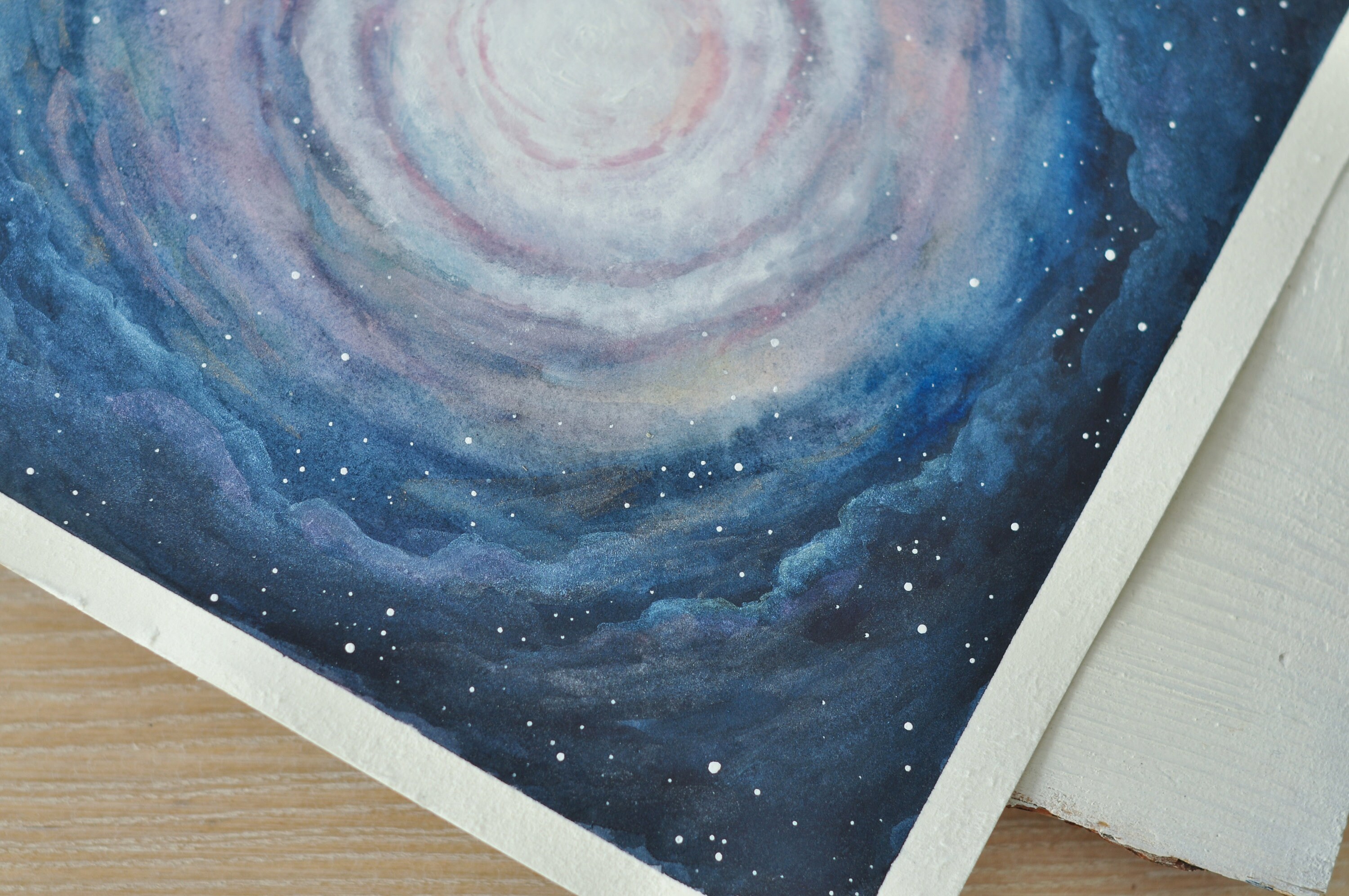 Weltraumbild Galaxie Zeichnung Universum Bild Aquarell | Etsy