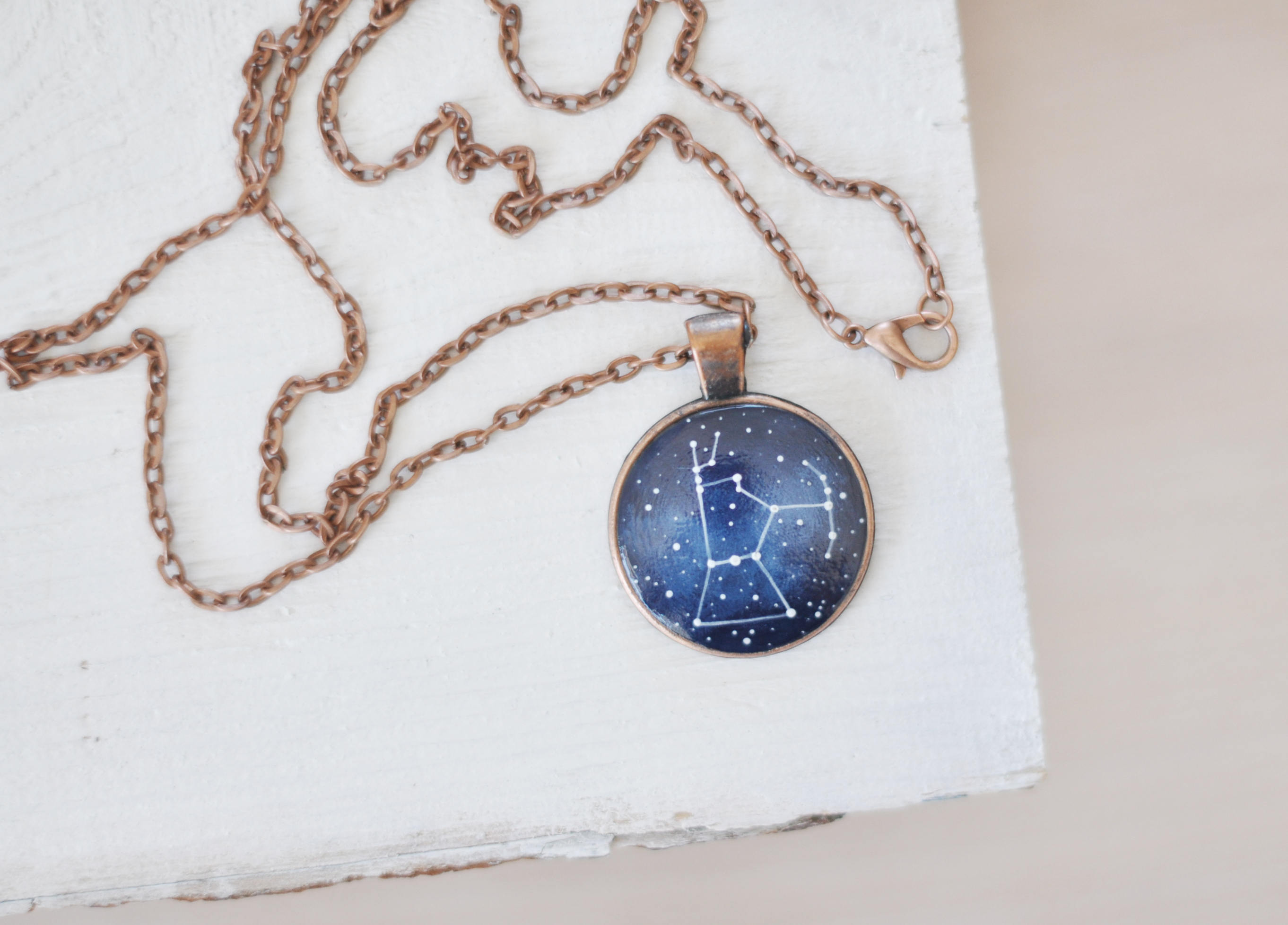 Orion necklace Galaxy Cosmic pendant Orion's belt Etsy