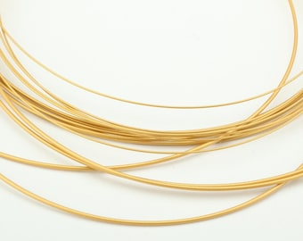 Japan Soft Steel Wire for Jewelry Making, Matte Gold Silver Color Bracelet Necklace Wire