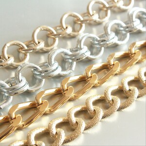 3 Feet Aluminum Chain, Open Link Chain, Jewelry Chains
