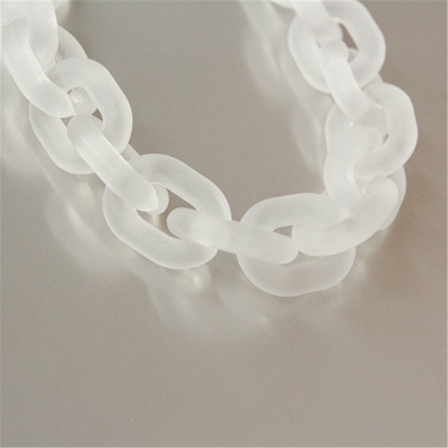 Iridescent Shiny Acrylic Chain Clear Plastic Chain -  in 2023