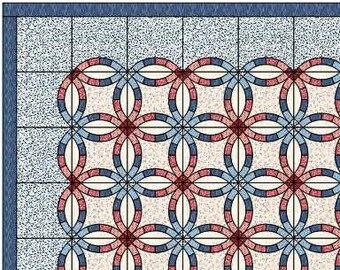 Double Wedding Ring Quilts 100 Ideas On Pinterest In 2020 Wedding Ring Quilt Double Wedding Rings Quilts