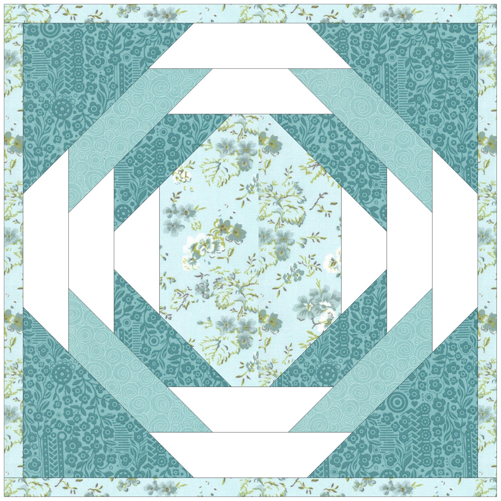 Fpp Patterns Bundle of 4 FPP Quilt Block Patterns, Stars, Pineapple, Fpp-pattern ...