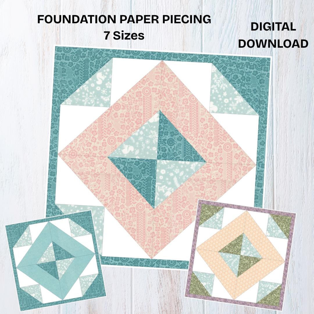 mosaic-quilt-block-fpp-foundation-paper-piecing-pattern-pdf-download