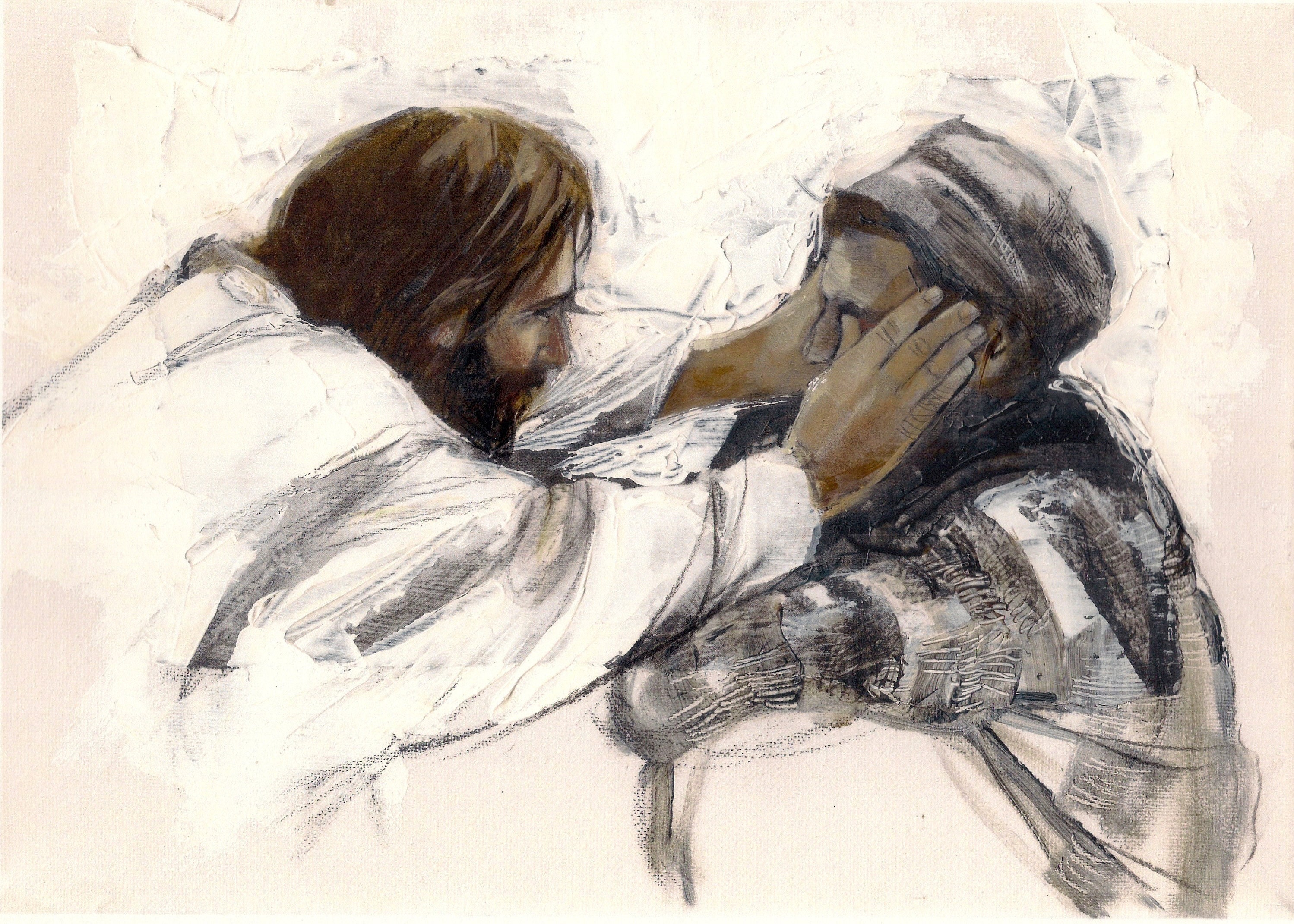 Jesus Healing Blind Man