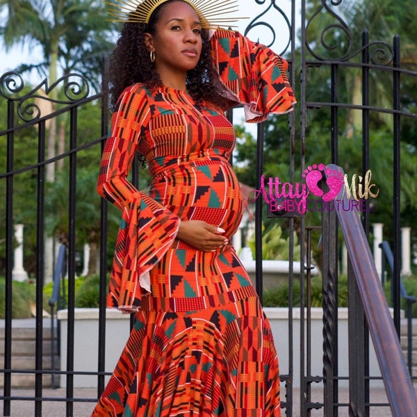 African Maternity Dress Etsy