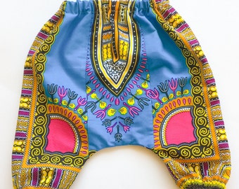 African Clothing. Baby dashiki pants. Dashiki harlem pants. Dashiki clothing. Dashiki pants (other colors available)