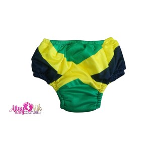 Ready to ship. Unisex Jamaica Clothing. Baby ethnic Jamaican Unisex Diaper Cover . Jamacian flag outfit. Jamaican Diaper Cover. Jamacian