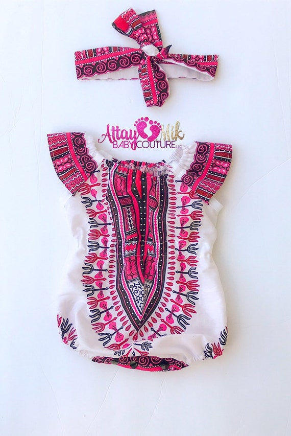 Ropa de bebé africano. Romper africano. Bebé dashiki romper. | Etsy México