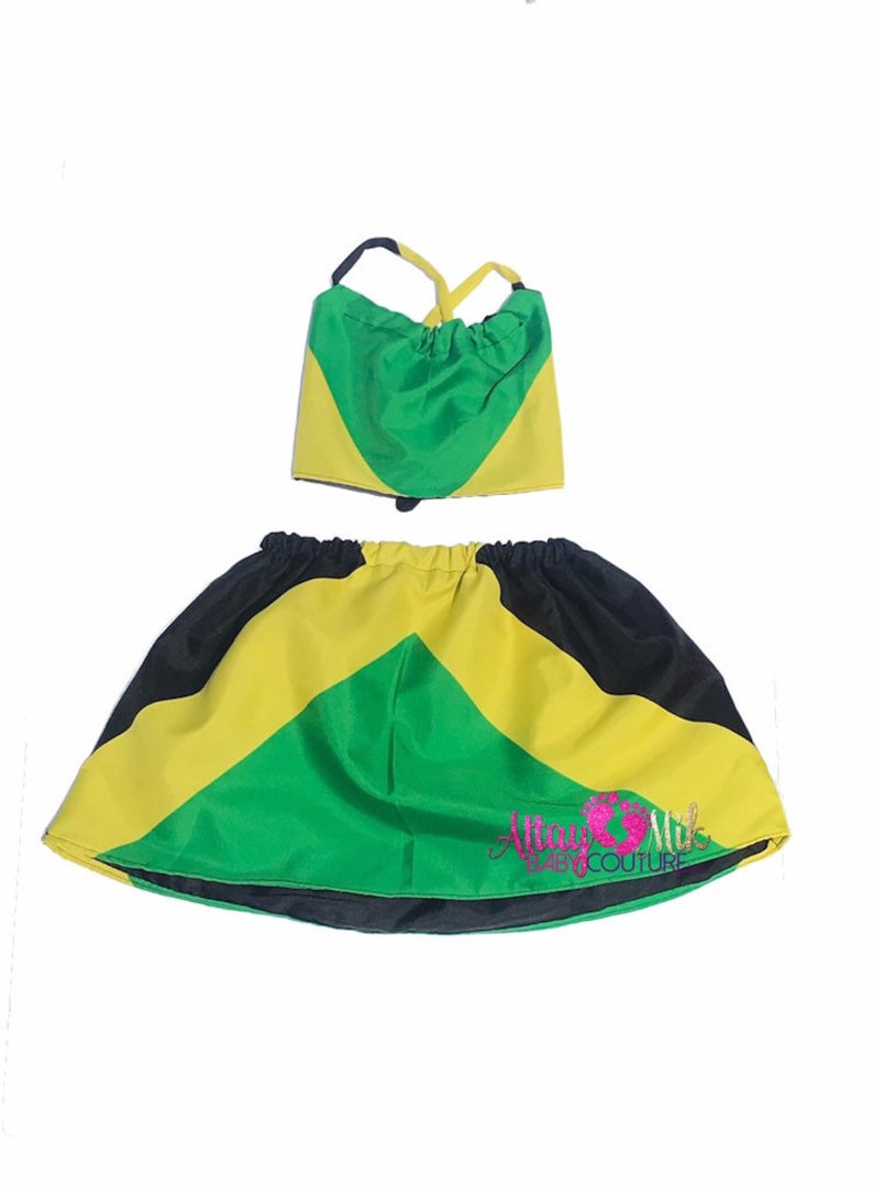 Jamaica Clothing. Baby ethnic Jamaican skirtbig hairbaby Etsy