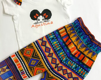 African Clothing. Ankara high waist pants. African pants for kids. African Kids Clothing. Ankara Clothing. African Pants. African Fabric