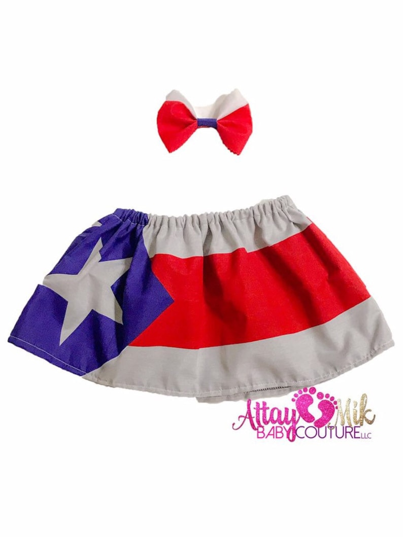 Puerto Rico Clothing. Baby Puerto Rican Skirt . Puerto Rico Etsy