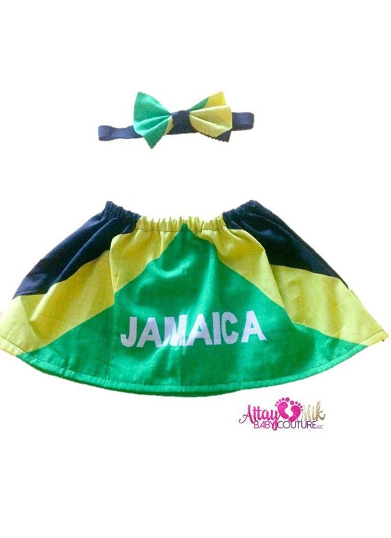 Jamaica Clothing. Baby ethnic Jamaican skirt-big hair-baby | Etsy