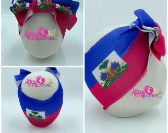 Haiti clothing for babies. Haiti clothing. Haitian flag. Haitian outfit. Haitian headband. Haitian Clothes. Haiti flag cultural outfit