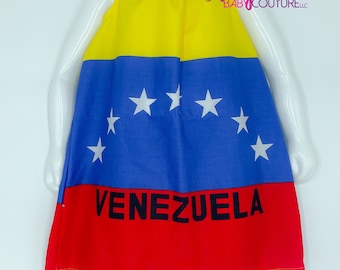 Venezuela Clothing. Baby ethnic Venezuela flag. Venezuela flag. flag Dress. Venezuela Dress. Venezuela shirt. Venezuela dress for babies