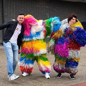 Hairy MonStars festiwal burning man kostium potwora purim halloween występ uliczny cyrk teatr cosplay karnawał taniec wydarzenia sportowe