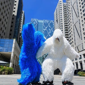 Hairy MonStars monster costume purim halloween performance carnaval festival circus cosplay sport event wedding  birthday party artist