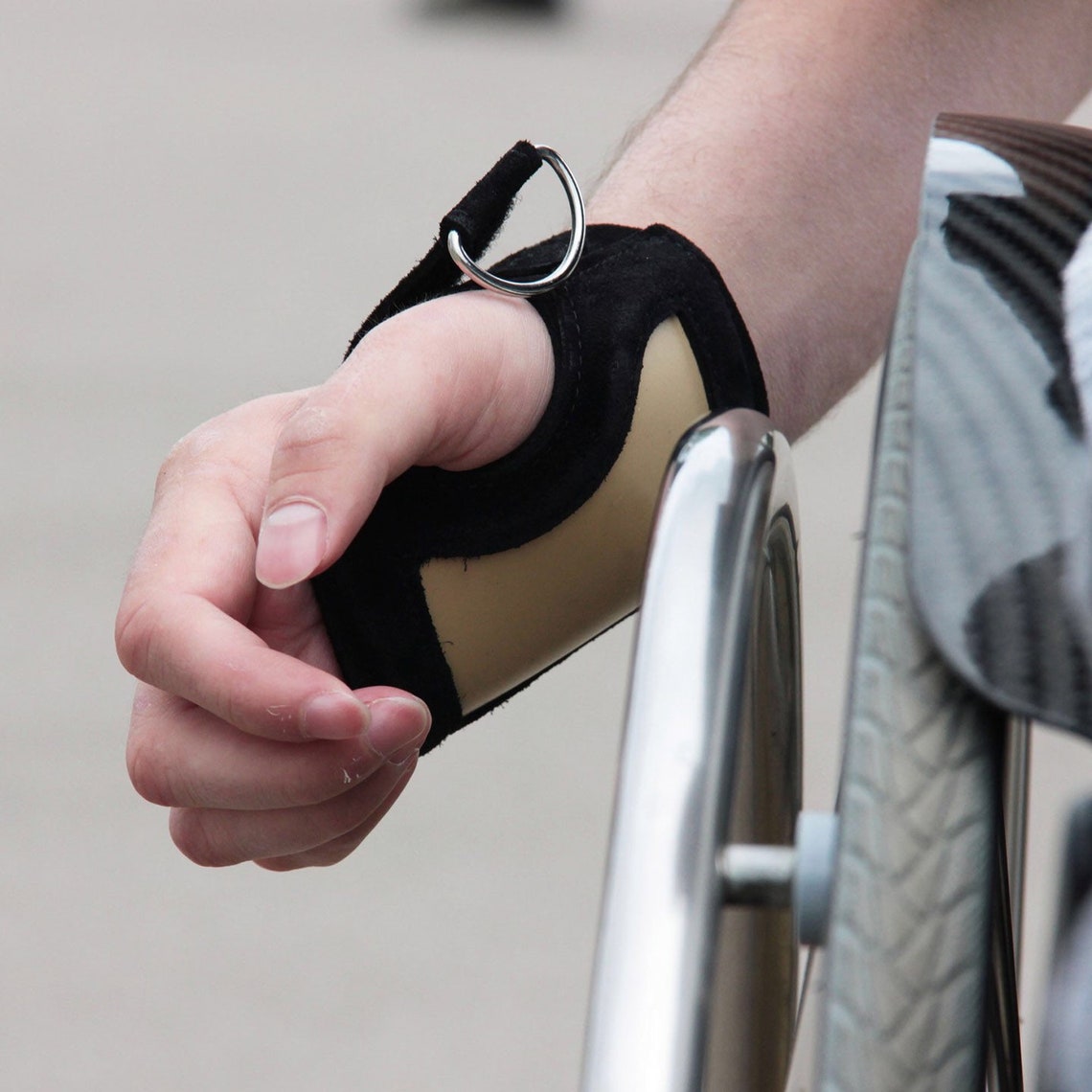 Wheelchair Gloves Easy Push Hand Protector Anti Slip Leather Etsy