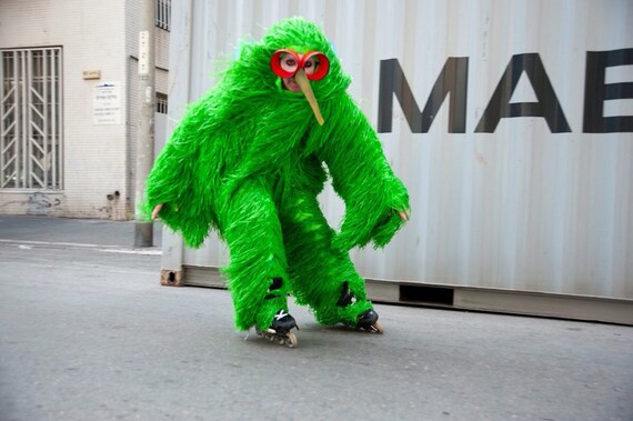 hairy monstars monster costume purim halloween street etsy