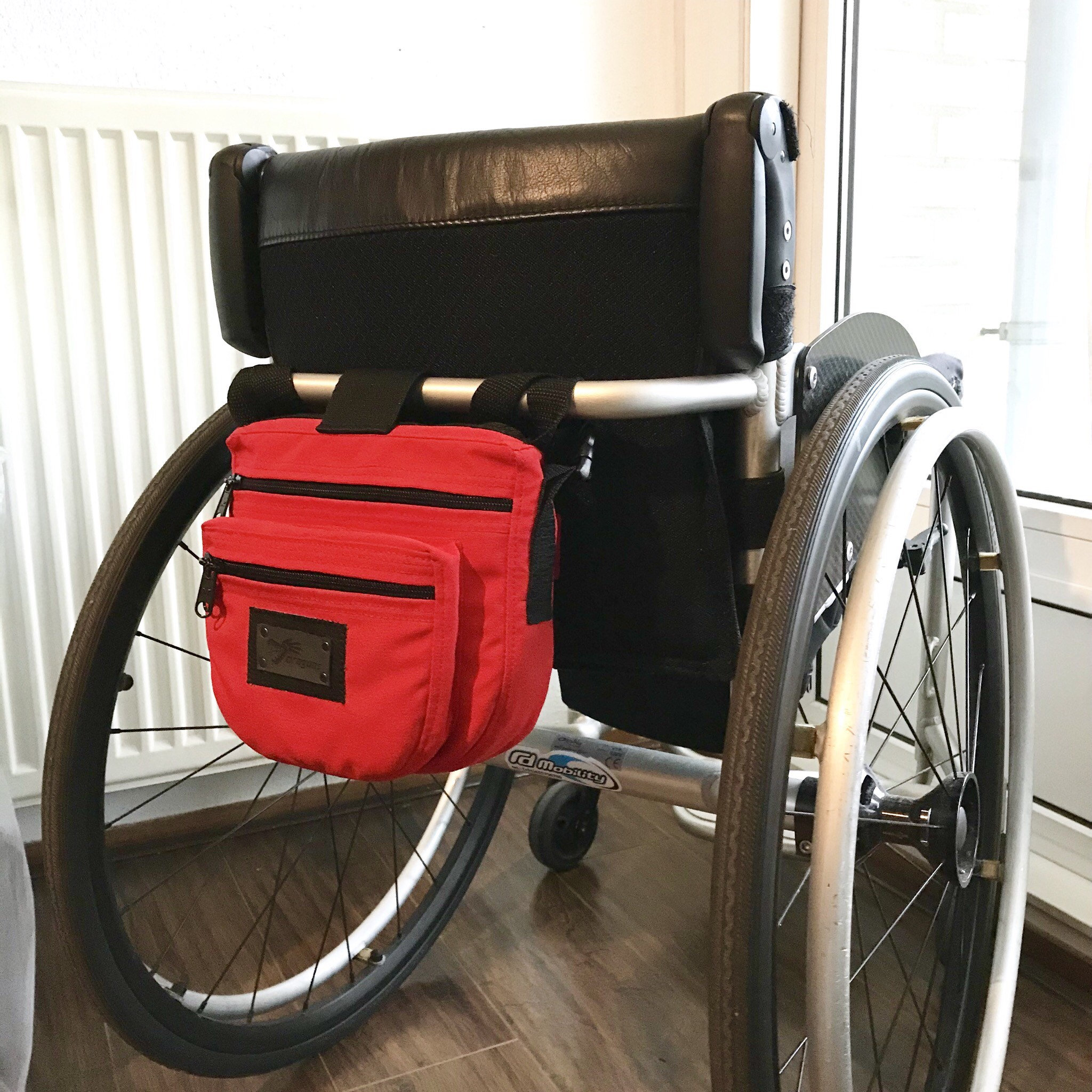 Wheelchair H hanging bag safe underseat pouch disability Etsy