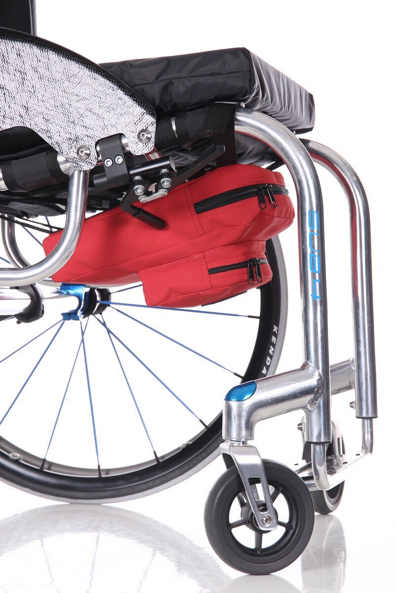 Wheelchair L Red Medical Bag Under Seat Pouch Large Underneath Handicap