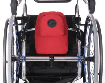 Wheelchair L red Medical bag under seat pouch large underneath handicap accessory rigid chair removable anti thief active chair stuff