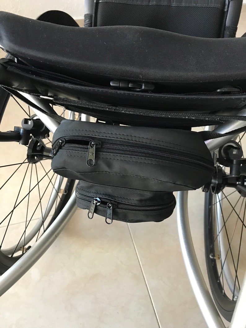 Wheelchair L Medical bag under seat pouch large underneath Etsy
