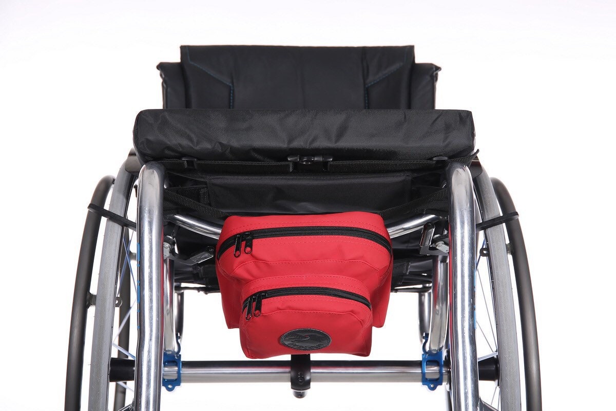 Rollstuhl S rot kleine Tasche sicher Unter Sitz Pouch Handicap Accessoire  Vinyl Anti-Dieb-Tasche Reise Mobilität Behinderung Alltagsgebrauch  einfachen Zugriff - .de