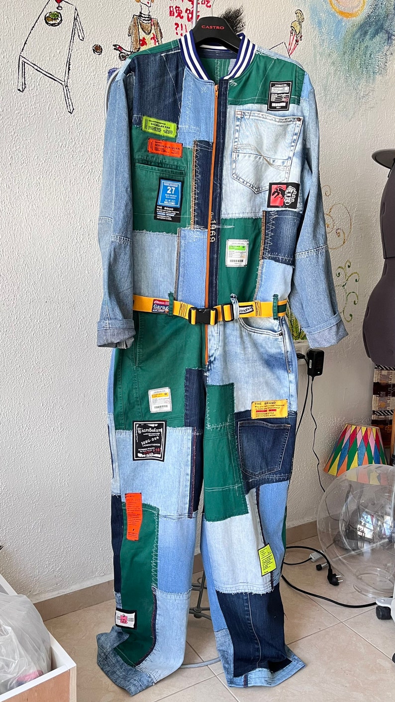 Patchwork Jumpsuit main image 0