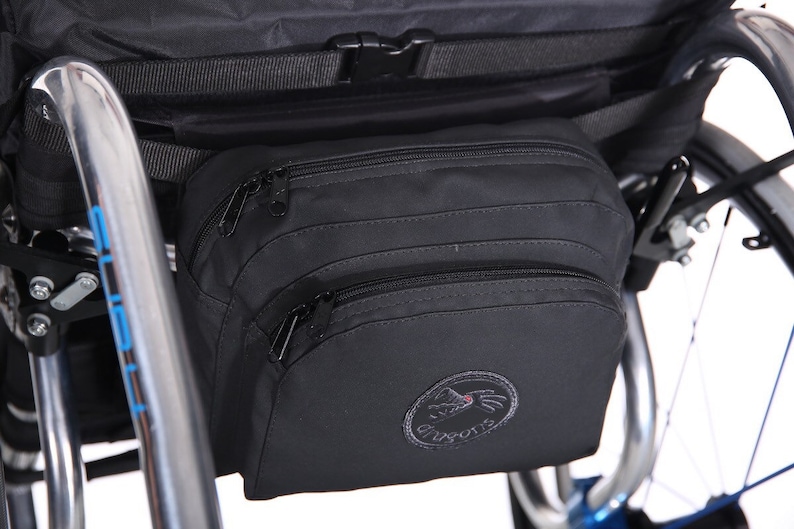 Wheelchair M Black Medium Bag Under Seat Safe Pouch Handicap Etsy