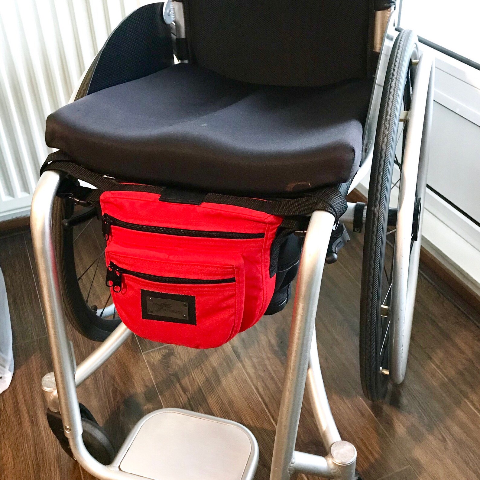 Wheelchair H hanging bag safe underseat pouch disability Etsy