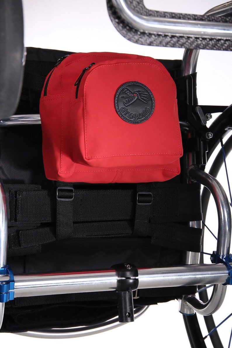 Wheelchair S Red Small Bag Safe Under Seat Pouch Handicap Etsy Australia