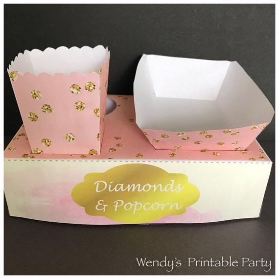 Gold/Pink Glitter Sandwich Box