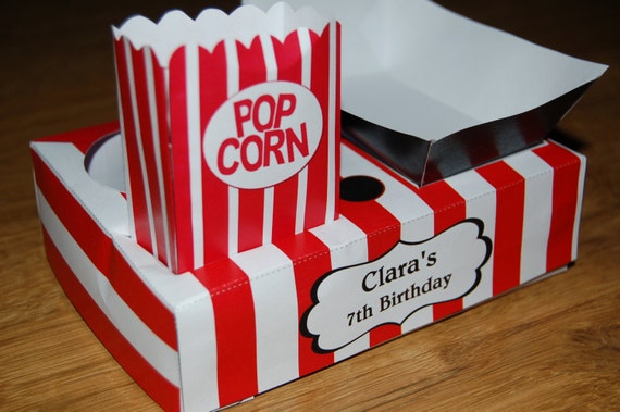 Printable Popcorn Box Template from i.etsystatic.com