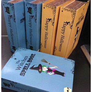INSTANT Download - Set of 2 Witches Spell Book / Halloween Treat Box ...