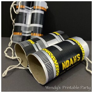 PDF Templates Personalized Safari / Jungle Themed Binocular Labels (DIY ...