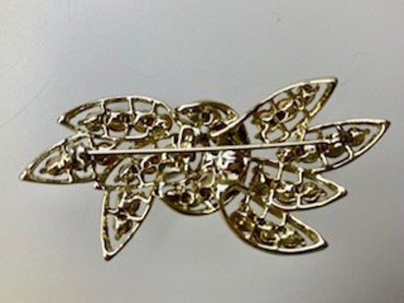 VINTAGE WEISS Designer Bow Brooch - image 2