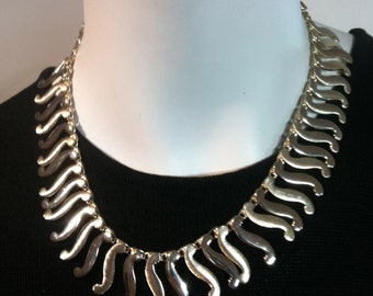 Goudkleurige VINTAGE CHOKER, Vintage ketting