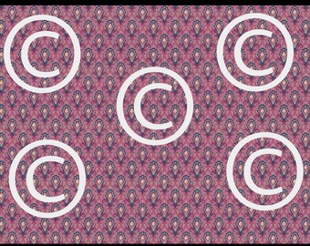 Victorian wallpaper 1/12th scale digital file for dollhouse design6